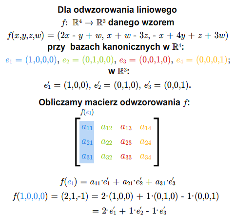 Macierze A Odwzorowania Liniowe | Informatyka MIMUW